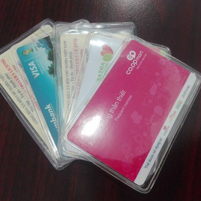 Combo 5 Túi Ví Đựng Bảo Vệ Chống Xước Thẻ ATM, Card Visit, CMND, Driver License Bằng Lái Xe Trong Suốt - Loại 1 Chính Hãng MINIIN