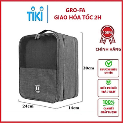 Túi đựng giày dép du lịch 3 ngăn chống nước,Có thể cố định trên vali,Không gian bên trong rộng rãi - Hàng chính hãng