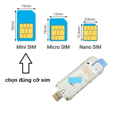 Bộ phát wifi từ sim 4g Dongle, USB phát Wifi 4G, Dcom phát sóng wifi tốc độ cao phủ sóng rộng dùng mọi loại sim - Hàng nhập khẩu.