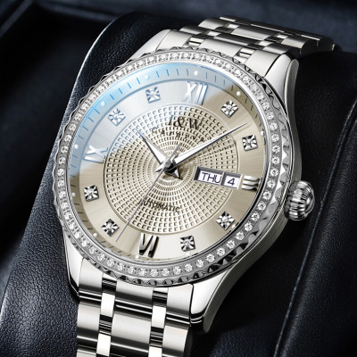 Đồng Hồ Nam I&W Carnival 615G2 Chính Hãng Full Box Chống Nước Kính Chống Xước Dây Thép Cao Cấp BH 24T (Máy Cơ Tự Động)