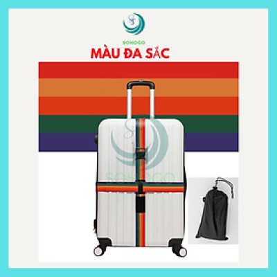 Dây Đai Vali Chữ Thập 4m Khóa Gài- Dây Buộc Vali An Toàn Chữ Thập Dây Chằng Vali Du Lịch- Dây Đai Khóa Vali 4 Chiều Dây Bảo Vệ Hành Lý Cao Cấp Dây Đai Hành Lý Đa Năng Dây Quấn Vali Chống Bung Dây Khoá Vali Chữ Thập 2 Trong 1