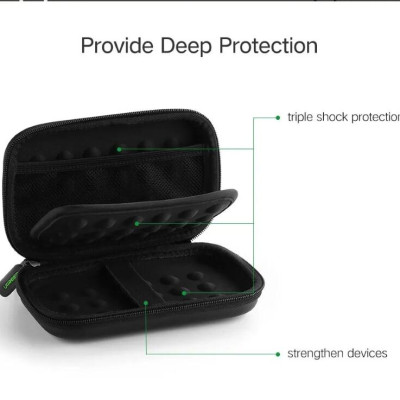 Ugreen UG50274LP128TK Hộp đựng ổ cứng 2.5 HDD + Pin dự phòng chống sốc - HÀNG CHÍNH HÃNG