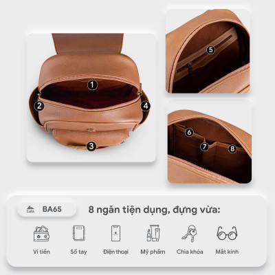 Balo Lata ( Thời trang nữ công sở cỡ lớn - Balo da BAL65 )
