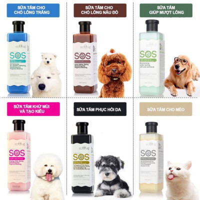 Dầu tắm SOS cho chó mèo 530ml