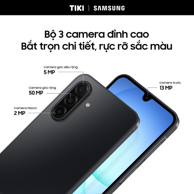 Điện Thoại Samsung Galaxy A17 LTE (8/128GB), Kính Cường Lực Gorilla Victus, Camera 50MP & IOS, AI Gemini - Hàng Chính Hãng
