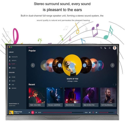 Màn hình di động 15,6 inch Full HD IPS ( 1920 x 1080 ) cho máy tính , laptop , smartphone , máy game