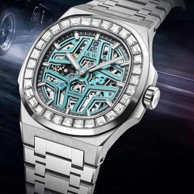 Đồng Hồ Nam I&W Carnival 763G1 Chính Hãng Full Box Chống Nước Kính Chống Xước Dây Thép Cao Cấp BH24T (Máy Cơ Tự Động)