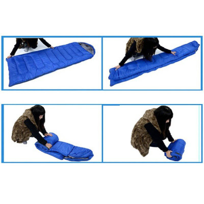 Túi Ngủ Văn Phòng Du Lịch, Phượt Cá Nhân, Túi Ngủ Mùa Đông - 3 Lớp Cao Cấp - Gói Gọn Tiện Ích- Hàng Chính Hãng MINIIN