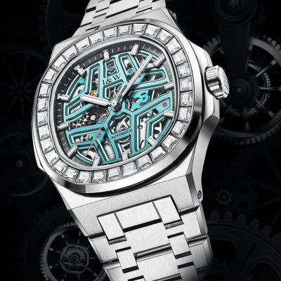 Đồng Hồ Nam I&W Carnival 763G1 Chính Hãng Full Box Chống Nước Kính Chống Xước Dây Thép Cao Cấp BH24T (Máy Cơ Tự Động)