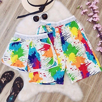 Quần đôi đi biển so cute ( giá combo 2 quần)