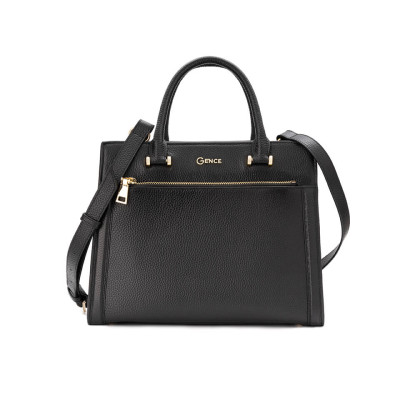 Túi xách nữ công sở Gence da bò Mill TX15 Black