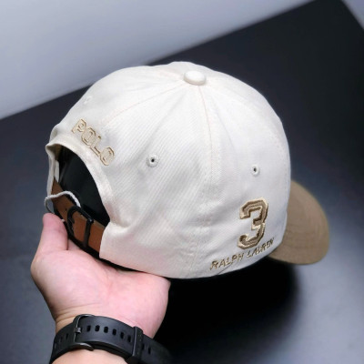 (Hàng VNXK) Nón kết, Mũ lưỡi trai Polo cưỡi ngựa phối vải Kaki đẹp Form chuẩn (Ảnh thật)