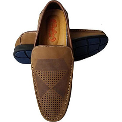 Giày Mọi Nam BIGGBEN Da Bò Thật Cao Cấp GM158