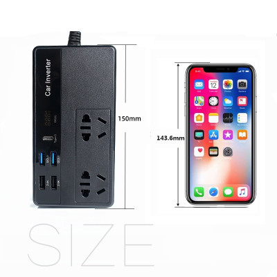 Bộ Chuyển Đổi Nguồn Điện DC 12V Sang AC 110V/220V 200W - Hàng Nhập Khẩu