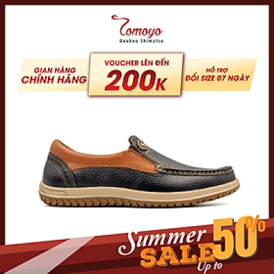 Giày Lười Nam Da Nubuck Tomoyo TMN22901