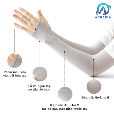 Găng Tay Bao Tay Ống Chống Nắng Cao Cấp Unisex