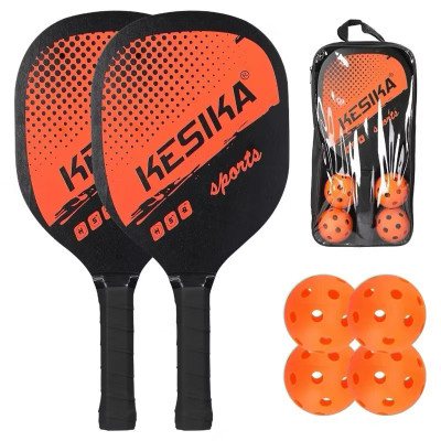 Bộ vợt 2 pickleball Và 4 Quả Bóng Pickleball Kèm túi đựng Phụ Kiện Thể Thao