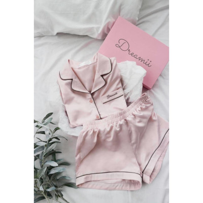 Bộ ngủ nữ cộc tay Classic các màu