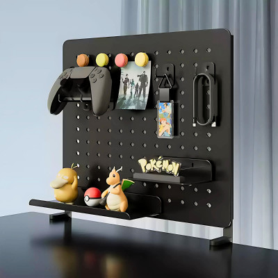 Bảng lỗ Pegboard decor gaming Dola Home để bàn phím, tay cầm chơi game, mô hình anime, setup bàn làm việc gọn gàng phong cách chất - Hàng Việt Nam chính hãng chất lượng cao