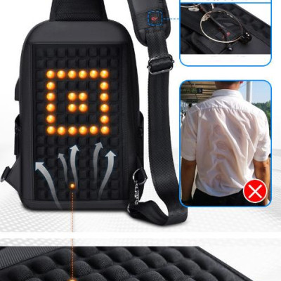 Túi đeo chéo đeo ngực nam thông minh đa chức năng thời trang cao cấp phong cách cá tính