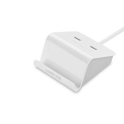 Ugreen UG20374CD111TK 1.5M Đế sạc để bàn 2 cổng USB - HÀNG CHÍNH HÃNG
