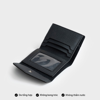 Ví Trita ( Thời trang nữ nắp gập viền thoi - Ví da RV88 )