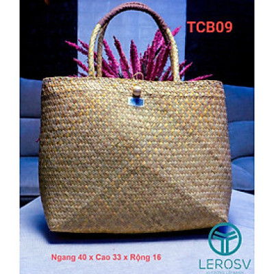 LEROSV ECO TÚI CỎ BÀNG THỜI TRANG