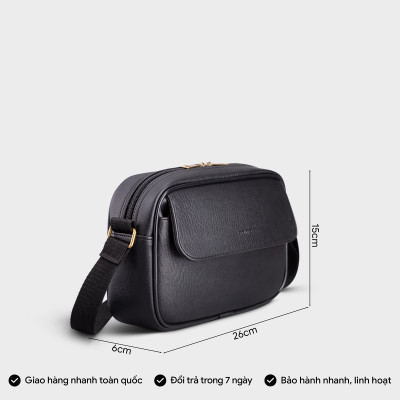 Túi Trita ( Thời trang nam đa năng phối ngăn - Túi đeo chéo da RTN11 )
