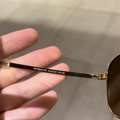 Kính râm phi công Cơn Ao tròng thủy tinh kim cương Fullbox phụ kiện