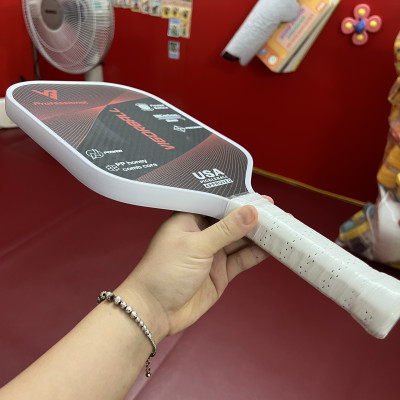 Vợt Pickleball Vigorball Professional dày 16mm nặng 230g, bề mặt carbon nhám bám bóng tặng kèm cuốn cán chặn mồ hôi tay, vợt pickleball phù hợp với mọi người chơi