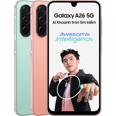 Điện thoại Samsung Galaxy A26 5G (8GB/128GB) - Hàng chính hãng