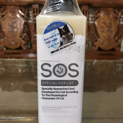 Sữa Tắm Sos 530ml Cho Chó Mèo Lưu Hương Thơm 7 Ngày