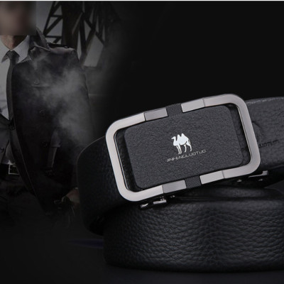 Thắt lưng nam da bò nguyên chất mặt khóa tự động hợp kim cao cấp