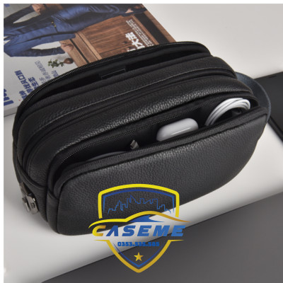 Túi Đựng Phụ Kiện Salem Anti-Theft, Thời Trang, Đa Năng Có Khóa Chống Trộm - Hàng Chính Hãng