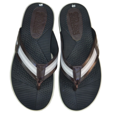 Dép Nam Xỏ Ngón HÀ NAM Da Bò Thật Cao Cấp DNA2089