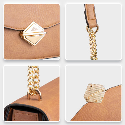 Túi Lata ( Thời trang nữ đi chơi size 17 - Túi đeo chéo da HN97 )