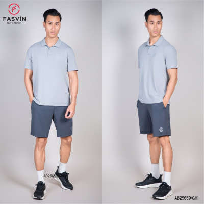 Bộ Quần Áo Thể Thao Nam Polo FASVIN AB25659.HN Mềm mại co giãn thoáng mát