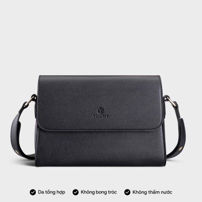 Túi Yuumy ( Thời trang nữ nắp gập dạng hộp size 21 - Túi đeo chéo da Seasand YN155 )