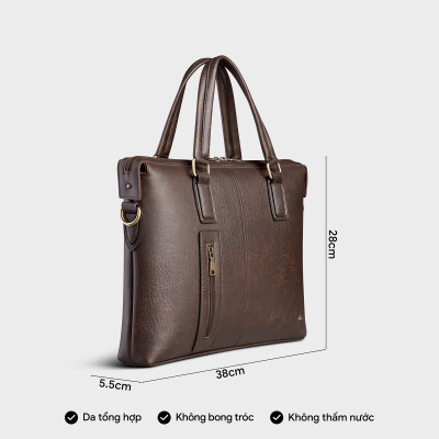Cặp Công Sở Lata ( Thời trang nam basic - Cặp da CA42 )