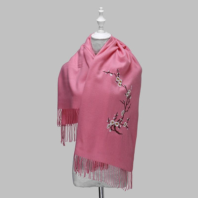 Khăn choàng nữ Cashmere Chất Len Dệt Mịn 200x70cm Thu Đông