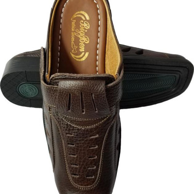 Dép SaBo Nam BIGGBEN Da Bò Thật Cao Cấp SB26