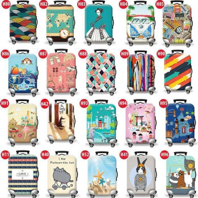 Túi bọc bảo vệ vali -Áo vỏ bọc vali - Chuột Hoạt Hình H111 Size S M L XL HPValiOEM