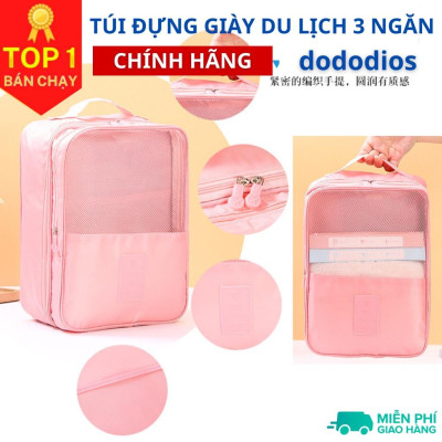 TÚI ĐỰNG GIÀY DÉP DU LỊCH, THỂ THAO TIỆN DỤNG 3 NGĂN CHỐNG NƯỚC