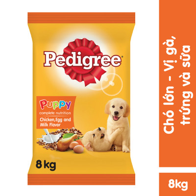 Đồ Ăn Cho Chó Con Vị Gà Và Trứng Pedigree (8kg)