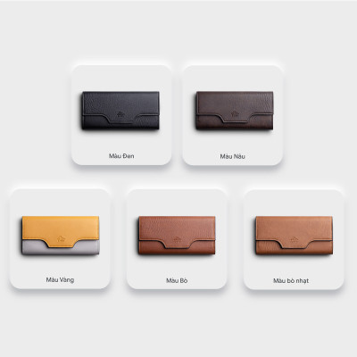 Ví Lata ( Thời trang nữ dáng cầm tay dáng dài - Ví da VN56 )