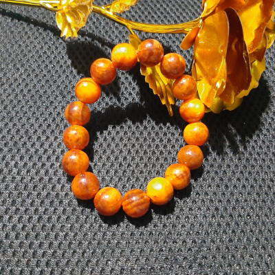 Vòng tay gỗ huyết long 12 ly siêu đẹp may mắn bình an