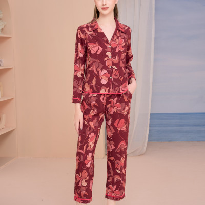 Bộ Đồ Satin Dài Nữ Vincy Thoáng Mát BSD040S31