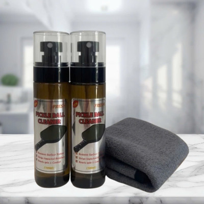 Bình xịt vệ sinh mặt vợt Pickleball TẶNG KÈM 1 KHĂN LAU