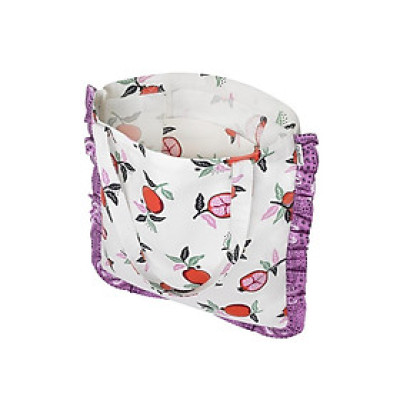 Cath Kidston - Túi đeo vai /Frill Tote - Pomegranate - Cream -1048490