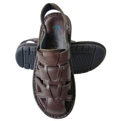 Giày Sandal Nam Bít Đầu BIGGBEN Da Bò Thật Cao Cấp SD142